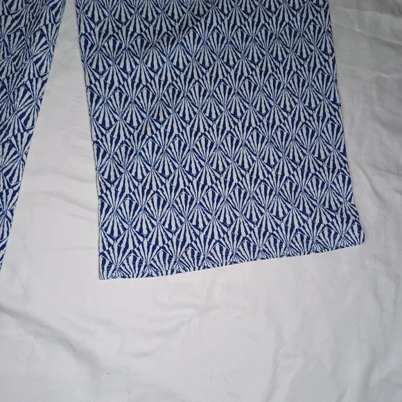 H&M pull on lightweight blue and white wide-leg pants - Picture 9 of 10